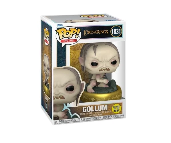 Funko Pop Lord of the Rings - Gollum (GITD) Pop Plus Figure w/ Protector