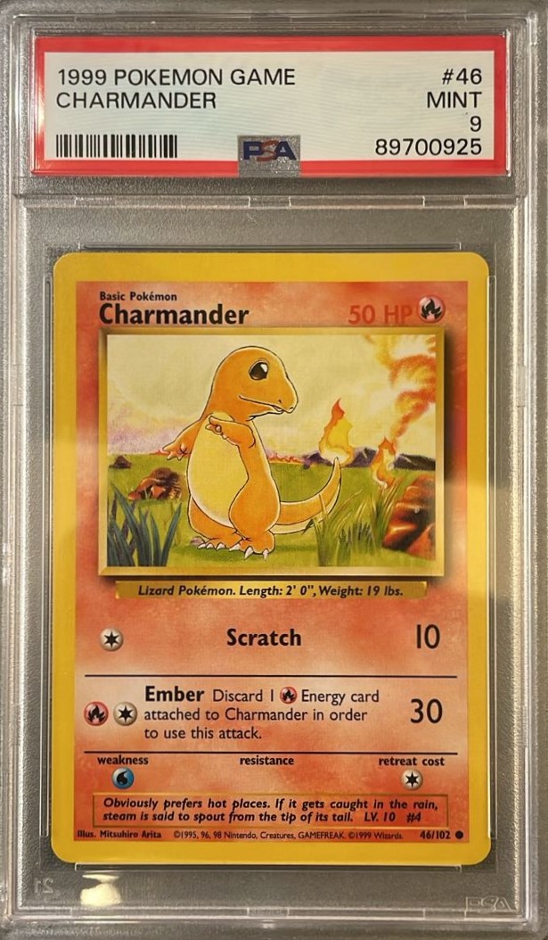 1999 Pokémon Game Charmander Base Set 1999–2000 #46 MINT